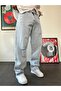 Ice Blue Ripped Detail Baggy Fit Jean - 3