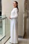 Imported Crepe Long Sleeve Inner Dress - 2