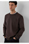 Jeans Brown Basic Sweatshirt 0S10620-70219