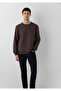 Jeans Brown Basic Sweatshirt 0S10620-70219 - 2