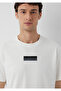 Black Printed Ecru T-Shirt Regular Fit / Normal Cut 0613539-70057 - 7
