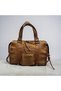 Bowling Bag with Handle, Suede Leather - 3