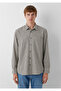 Brown Plaid Shirt Regular Fit / Normal Cut 0212108-91758 - 3