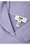 Logo Printed Hooded Purple Sweatshirt 7S10147-70557 - 4