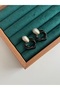 Special Series Pearl Detailed Black Earrings - 3