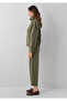 Buttoned Stand Collar Khaki Jacket Oversize / Wide Cut 1110922-71545 - 4