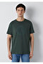 Black Printed Green T-Shirt Regular Fit / Normal Cut 0613531-71602 - 3