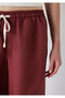 Linen Blend Red Trousers 1011269-70409 - 6