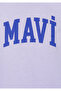 Logo Printed Purple T-Shirt Loose Fit / Comfortable Fit 7610479-70523 - 4