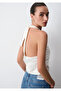 Buttoned Halter Neck Ecru Shirt Slim Fit / Narrow Cut 1211646-70057 - 2