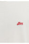Patch Logo Embroidered Ecru T-Shirt Oversize / Wide Cut 0613503-70057 - 7
