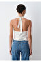 Buttoned Halter Neck Ecru Shirt Slim Fit / Narrow Cut 1211646-70057 - 6