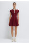 Red Mini Dress 1310903-85633 - 4