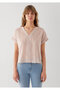 Striped Pink Blouse 1211441-91597 - 3