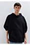 Hooded Black Sweatshirt 0211907-82128 - 3