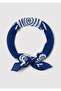 Il Sole Printed Navy Blue Bandana 1914346-30761 - 3