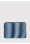 Striped Denim Laptop Bag 1913824-32177 - 2