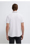 Black White Polo T-Shirt Regular Fit / Normal Cut 0611838-620 - 6