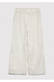 Ecru Striped Trousers 7010052-70057 - 3