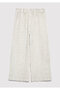 Ecru Striped Trousers 7010052-70057 - 4