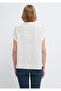 Textured Ecru Blouse 1211443-70057 - 5