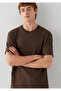 Brown Basic T-Shirt Loose Fit / Comfortable Loose Cut 0613466-71541 - 3