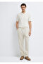 Beige Linen Trousers 0010577-70134 - 2