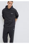 Jeans Embroidered Hooded Anthracite Sweatshirt 0S10545-70087 - 2