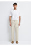 Elastic Waist Beige Trousers 0010557-70144 - 3
