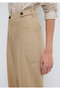 Beige Fabric Trousers 1011150-90378 - 7