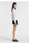Collar Detailed White Thin Jacket Loose Fit / Relaxed Fit 1211407-80194 - 6