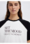 Printed Ecru T-Shirt Regular Fit / Normal Cut 1613844-70057 - 7