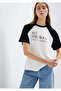 Printed Ecru T-Shirt Regular Fit / Normal Cut 1613844-70057 - 2