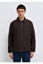 Brown Thin Jacket Loose Fit / Relaxed Fit 0212059-88615 - 4