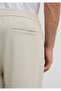 Elastic Waist Beige Trousers 0010557-70144 - 7