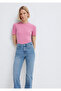 2-Pack Women's Basic T-Shirt Fitted / Body-Fitting Cut 1611372-71187 - 3