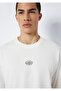 Mvjns Printed Ecru T-Shirt Oversize / Wide Cut 0613215-70057 - 6