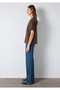 Brown Basic Interlock T-Shirt Loose Fit / Relaxed Fit 1613820-71603 - 5