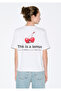 This Is a Lemon Back Print White T-Shirt Regular Fit / Normal Cut 1613771-620 - 5