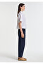 Short Sleeve Pocketed Ecru Blouse 1211377-82759 - 6