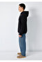 Logo Printed Hooded Black Sweatshirt 0S10549-900 - 5