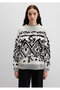 Black Sweater Oversized / Wide Cut 1710805-900 - 3