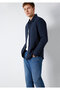 Navy Blue Shirt with Pockets Regular Fit / Regular Cut 0211874-70490 - 2