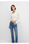 Buttoned Ecru Knitwear Polo 1710787-80194 - 3