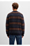 Wool Blend Navy Blue Sweater Regular Fit / Regular Cut 0710331-70497 - 4