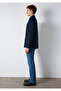 Navy Blue Shirt Regular Fit / Normal Cut 0211875-70490 - 4