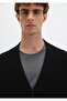 Wool Blend Zippered Black Cardigan Regular Fit / Regular Cut 0710262-900 - 7