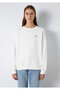 Embroidered Ecru Sweatshirt 1S10366-70057 - 4