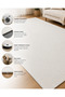 Premium Quality Machine Washable Non-Slip Base Antiallergic Sisal Carpet - 3