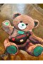 28x28 cm Bear Patch with Foam Bag, Stitching Applique, Green
